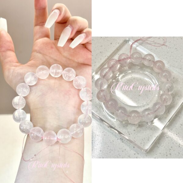 Rose Quartz Crystal Bracelet